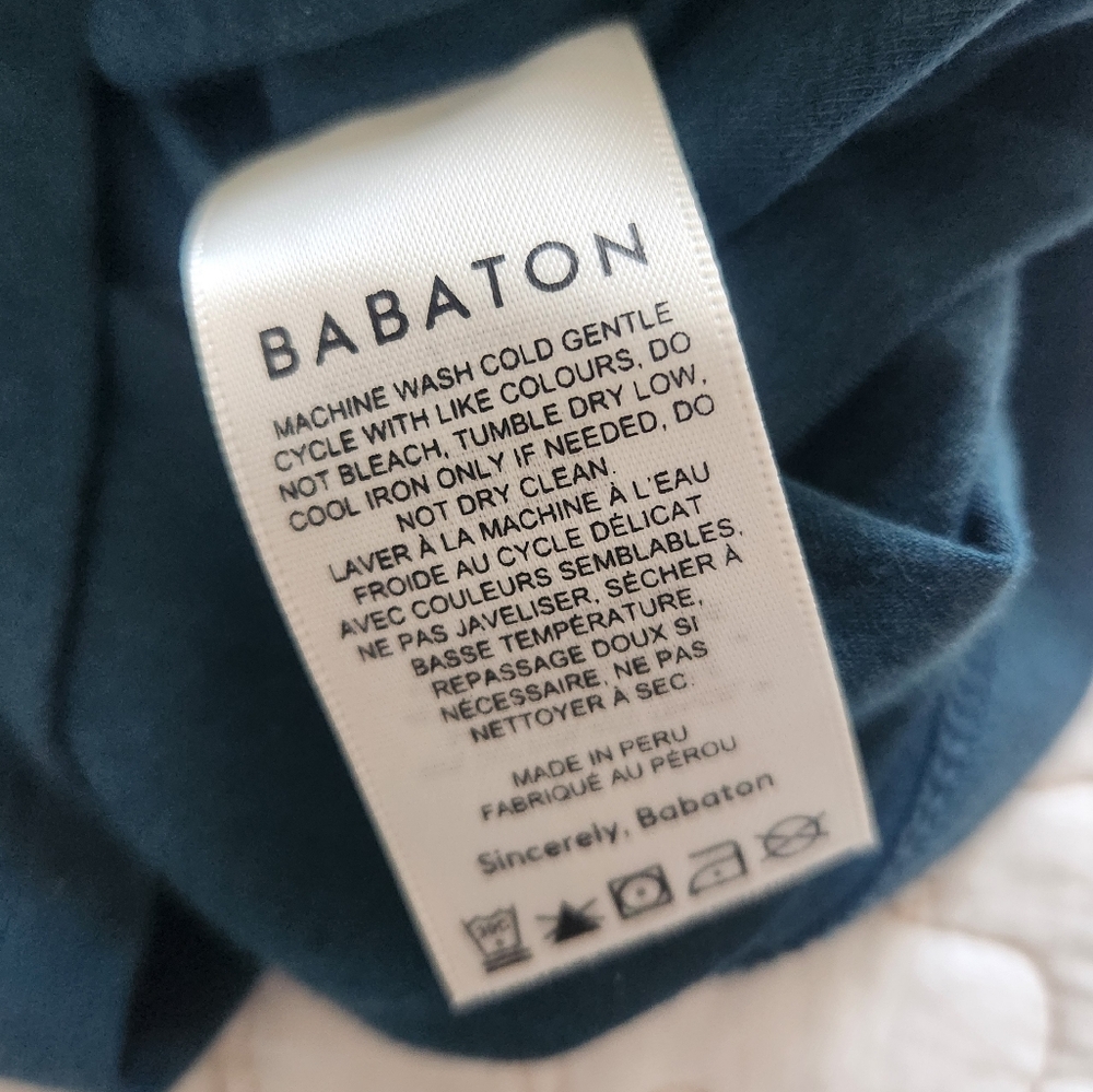 Babaton Contour Ruched Midi Dress Medium Aritzia Fitted T-Shirt Casual Summer - Picture 9 of 12